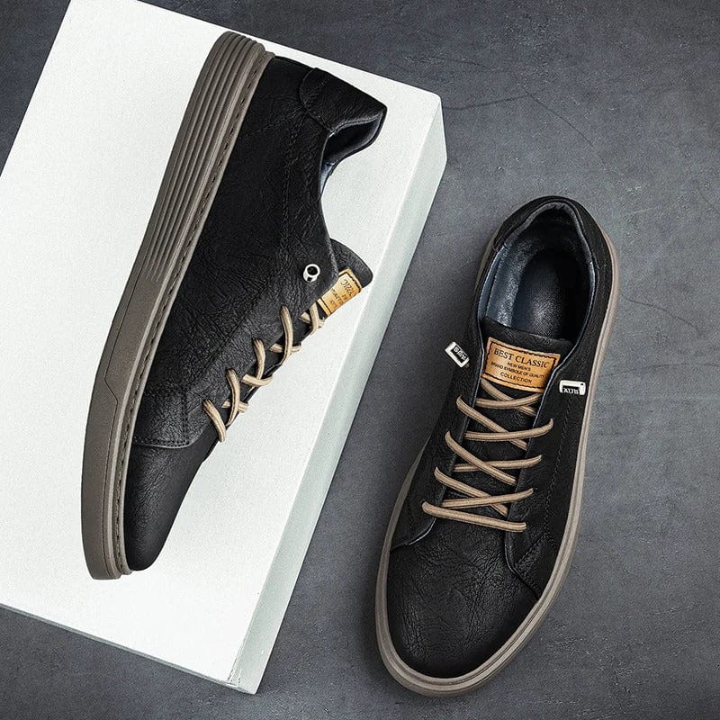 Tenis Oxford de Cuero Genuino Milano