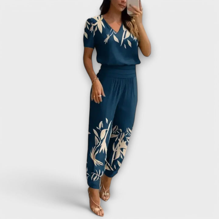 Irmelin | Elegante conjunto con top y pantalón