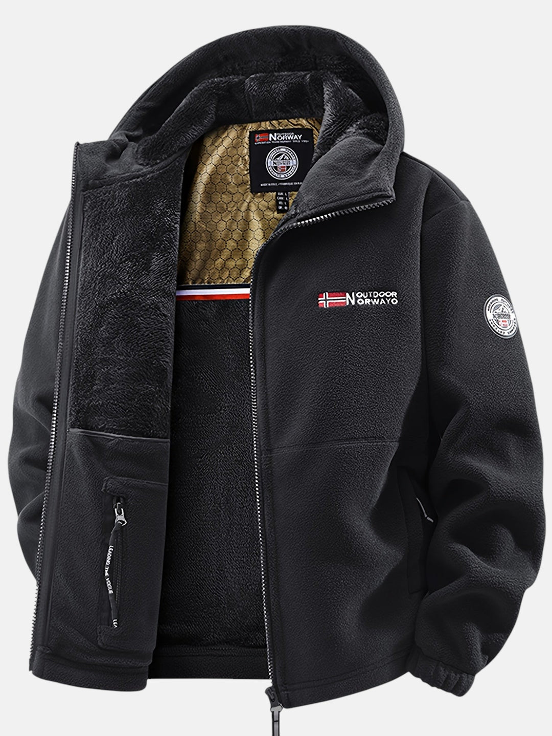 LUIS | CHAQUETA DE INVIERNO TÉRMICA DE FORRO POLAR