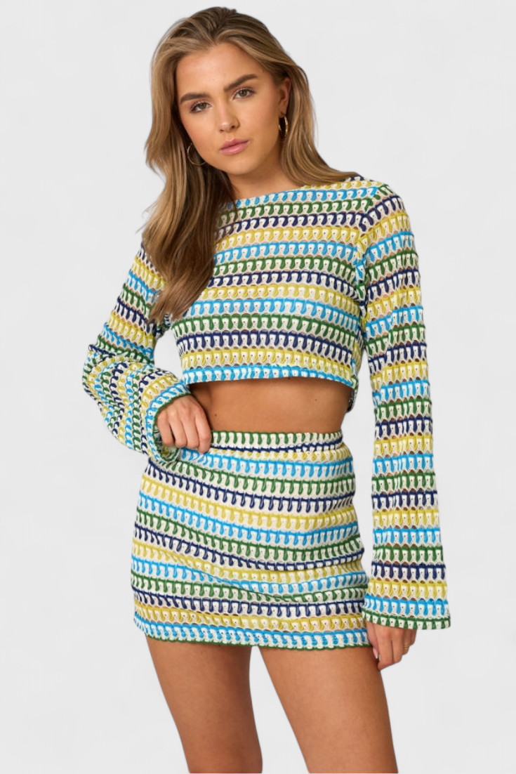 Maria | Conjunto Boho de Ganchillo Ligero