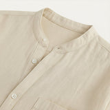 La Camisa de Lino Brighton – Camisa de Manga Larga para Hombres