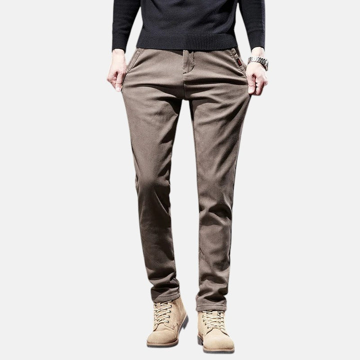 Mateo | Pantalones de Trabajo de Pana con Forro Polar