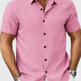 Juan | Camisa ligera de manga corta en mezcla de lino