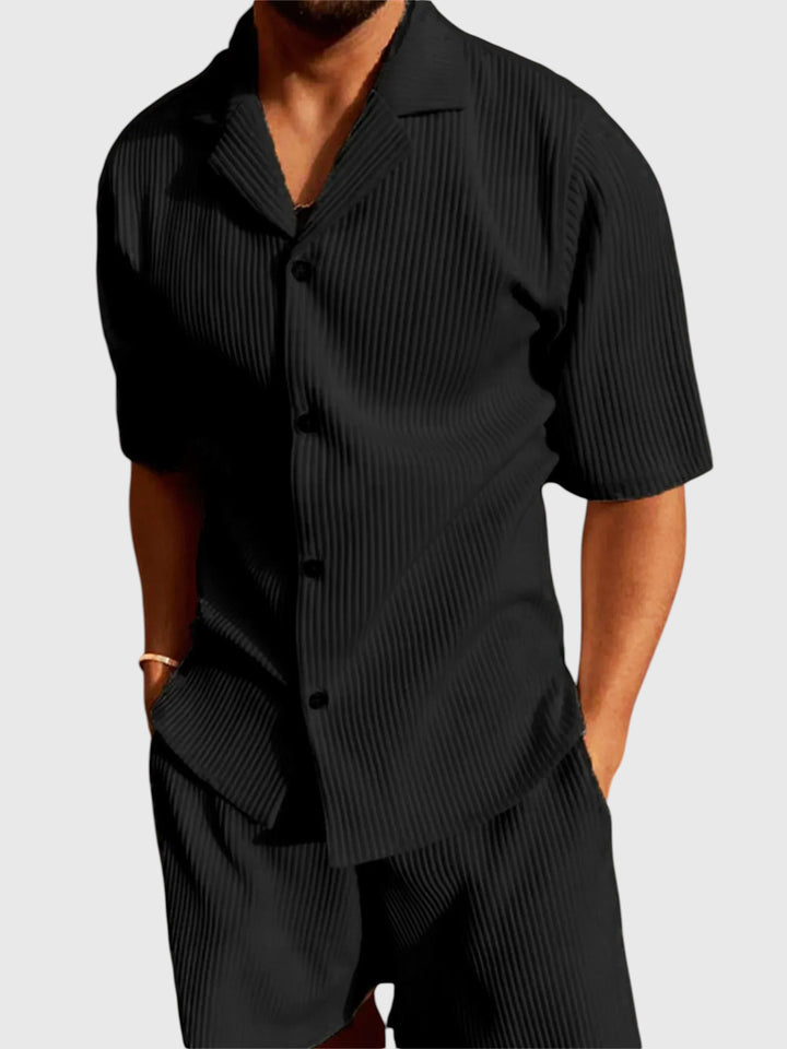 Conjunto Santo de Panamá con camisa y pantalón corto