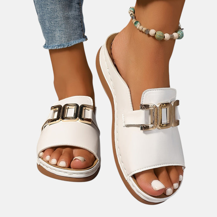 Sandalias Alicia Cómodas con Hebilla