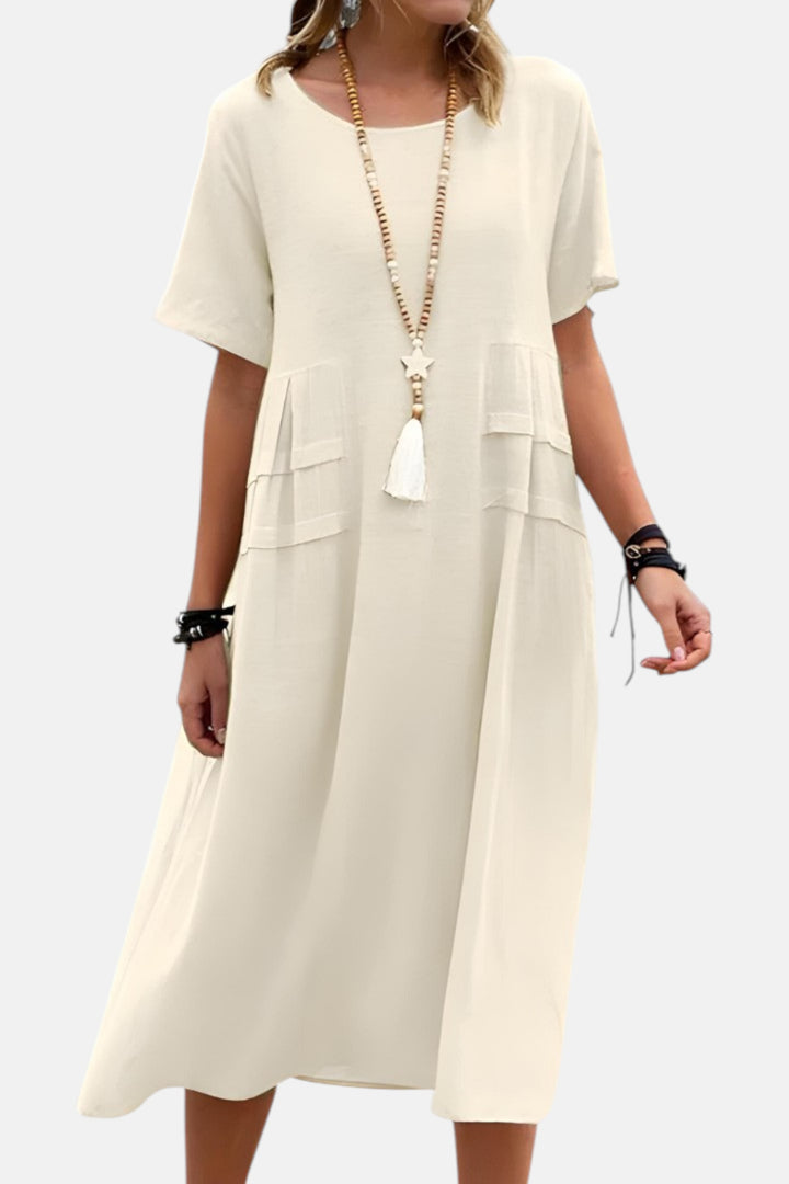 LEORA | VESTIDO MIDI QUE ESTILIZA LA SILUETA