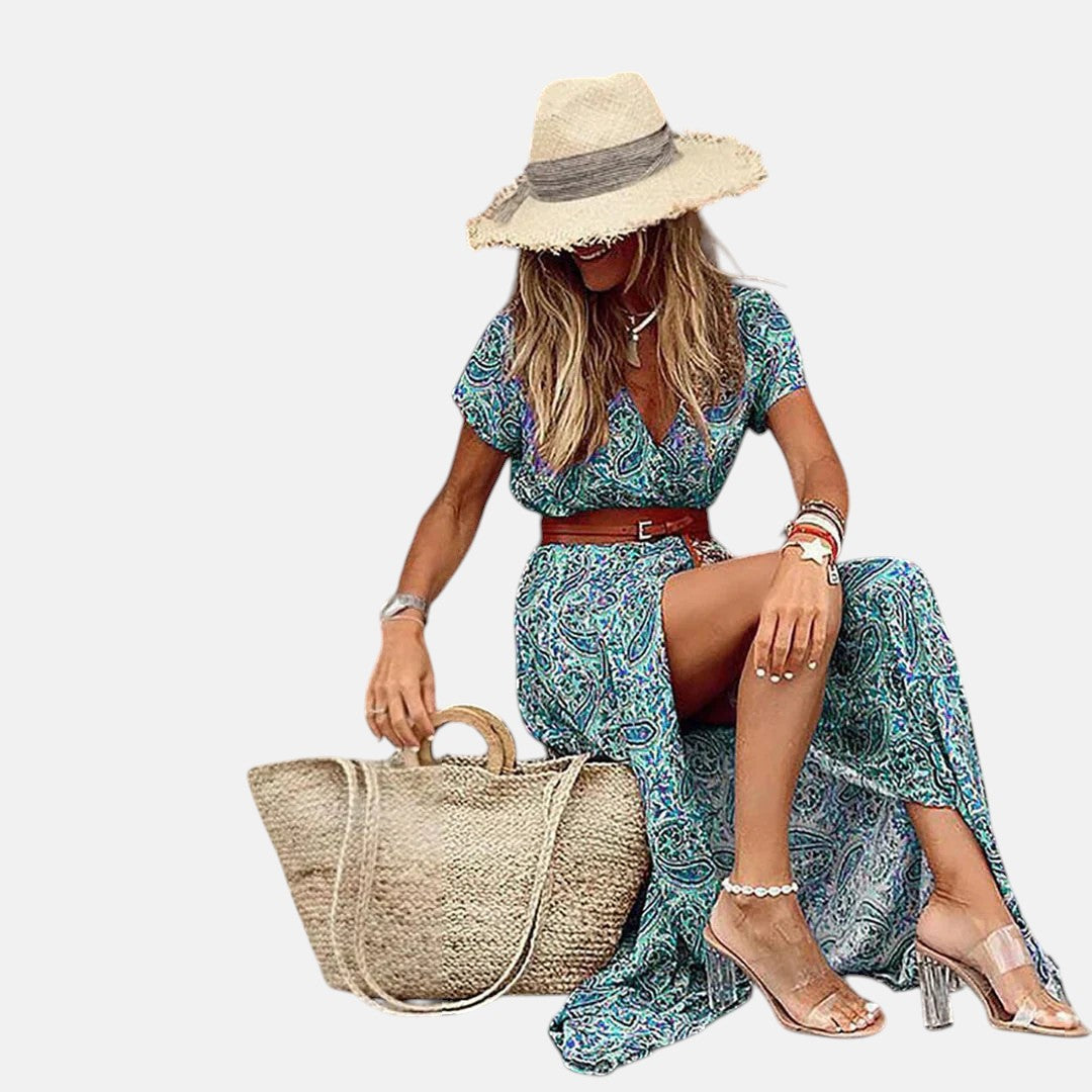 ZAYA | VESTIDO LARGO ESTILO BOHO