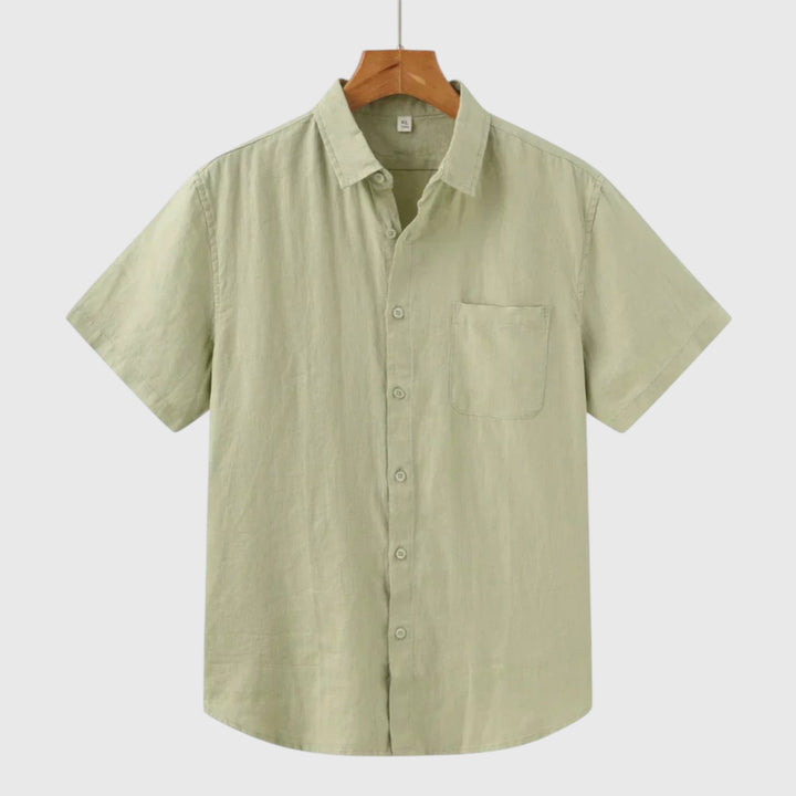 Marrakech | Camisa de lino de manga corta