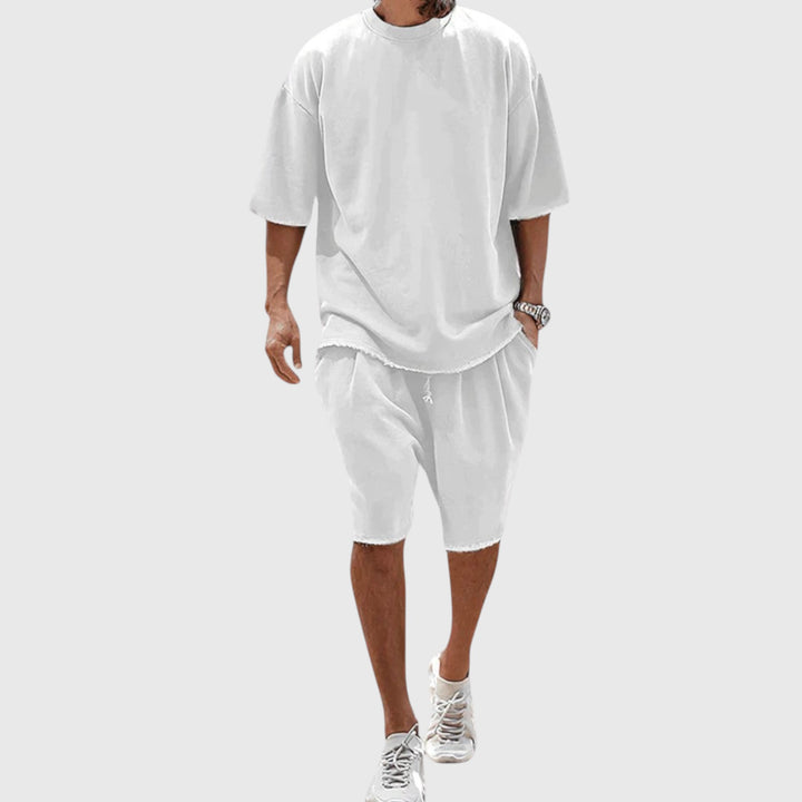 Conjunto Mathias con camiseta y pantalón corto informal