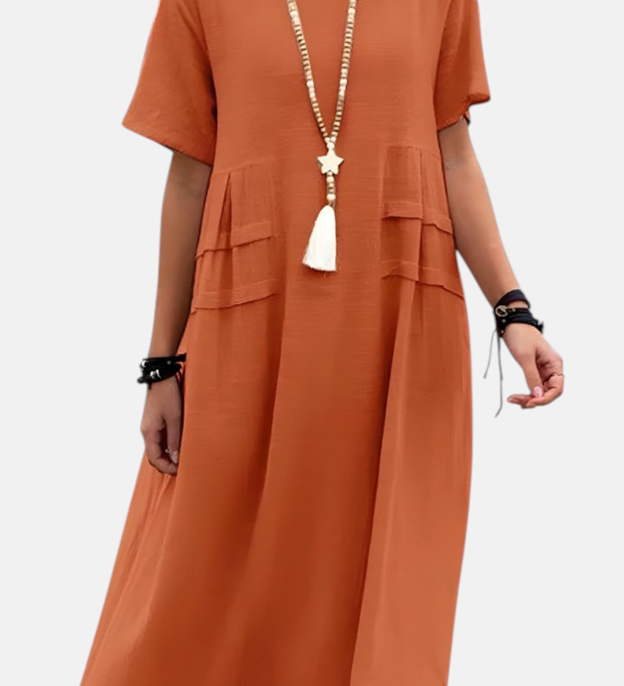 Eva - Vestido midi que estiliza la silueta