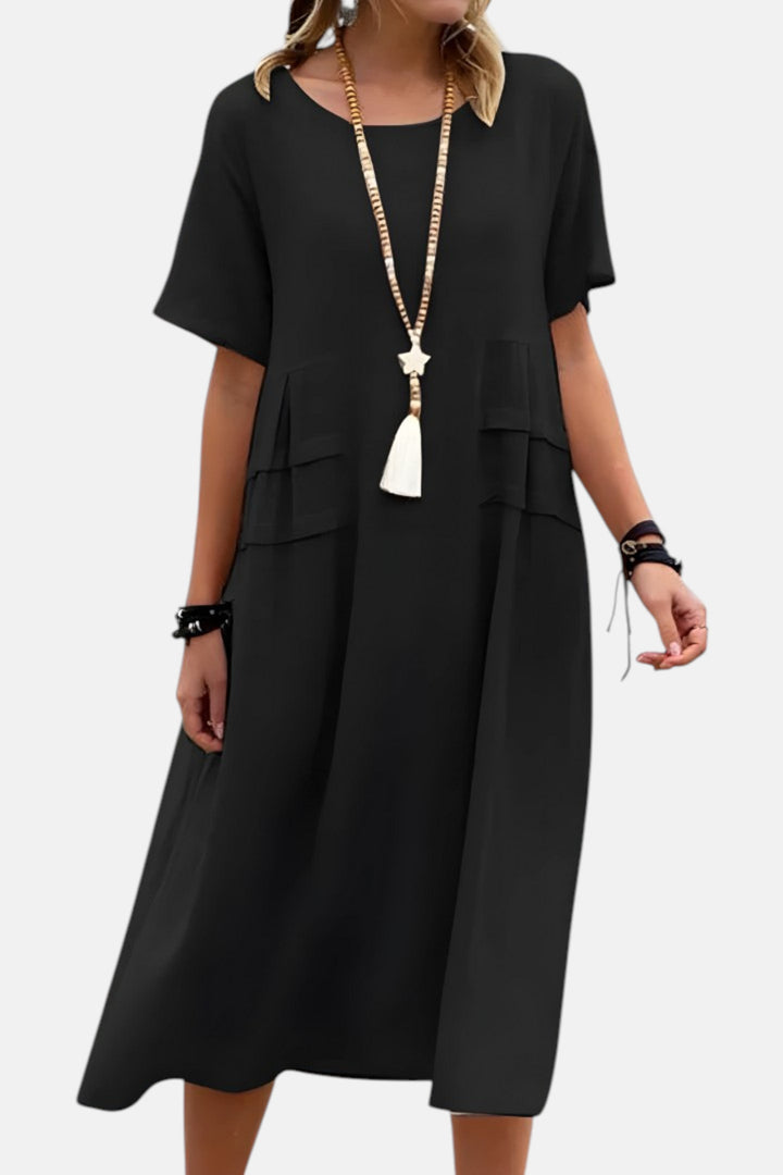 LEORA | VESTIDO MIDI QUE ESTILIZA LA SILUETA