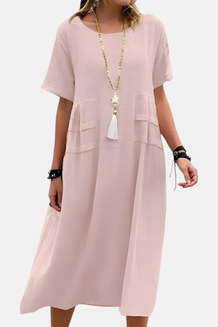 LEORA | VESTIDO MIDI QUE ESTILIZA LA SILUETA