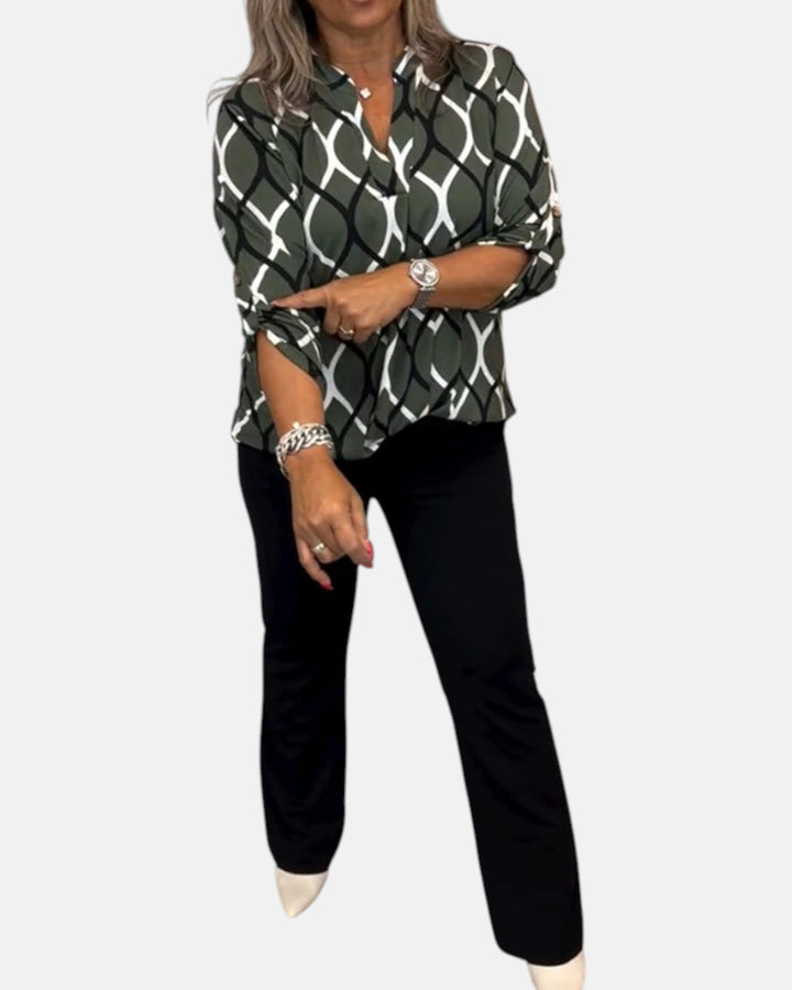 Janny | Blusa informal de manga larga