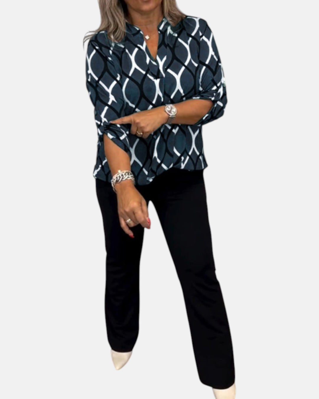 Janny | Blusa informal de manga larga