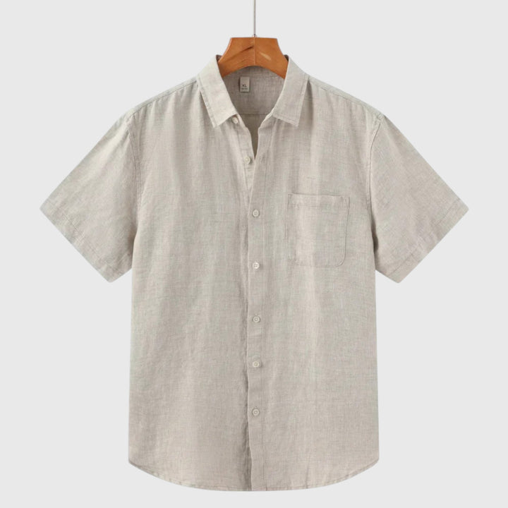 Marrakech | Camisa de lino de manga corta