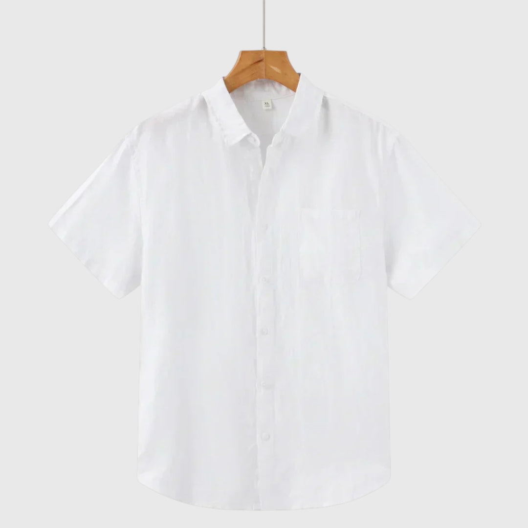 Marrakech | Camisa de lino de manga corta