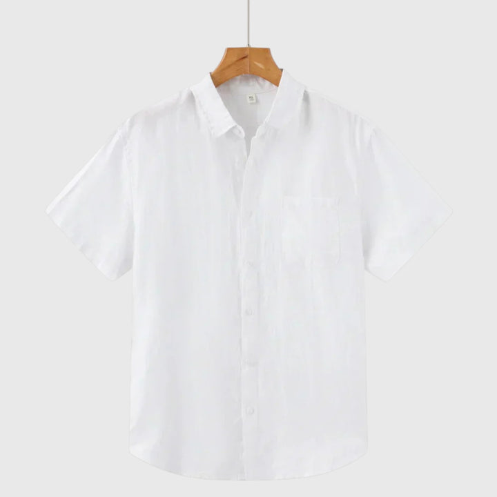 Marrakech | Camisa de lino de manga corta
