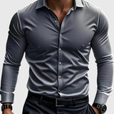 Pedro |  Elegante camisa de manga larga con botones