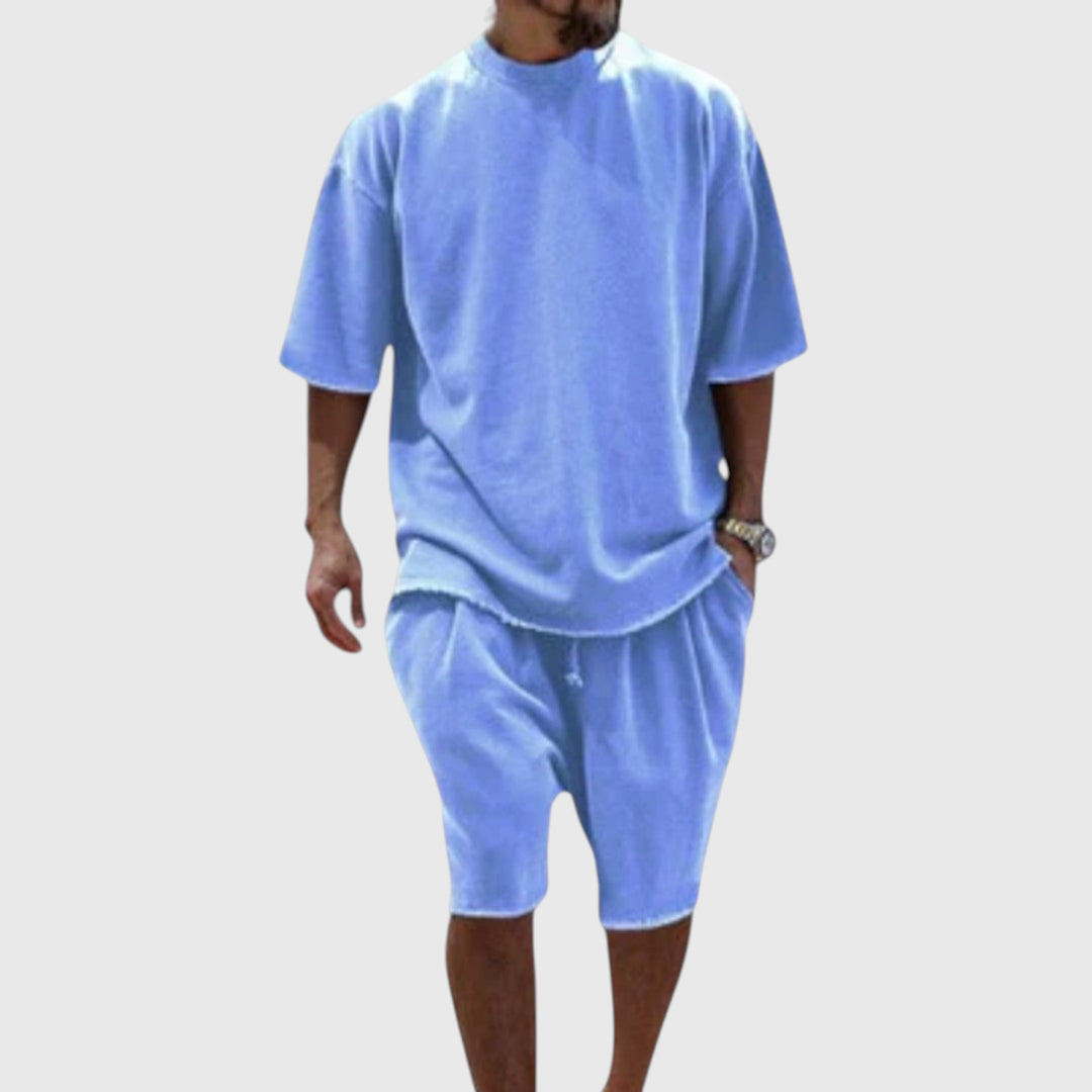 Conjunto Mathias con camiseta y pantalón corto informal