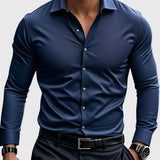 Pedro |  Elegante camisa de manga larga con botones