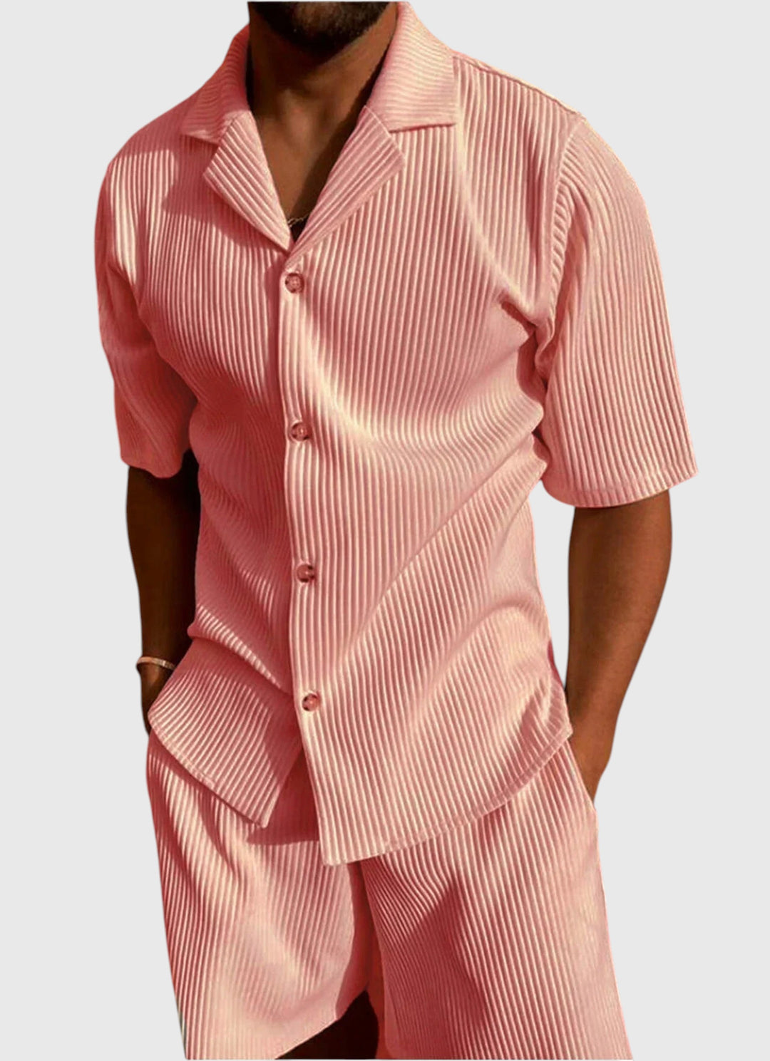 Conjunto Santo de Panamá con camisa y pantalón corto