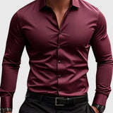 Pedro |  Elegante camisa de manga larga con botones