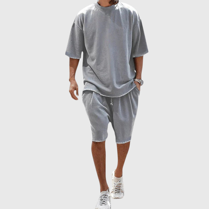 Conjunto Mathias con camiseta y pantalón corto informal