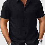 Juan | Camisa ligera de manga corta en mezcla de lino