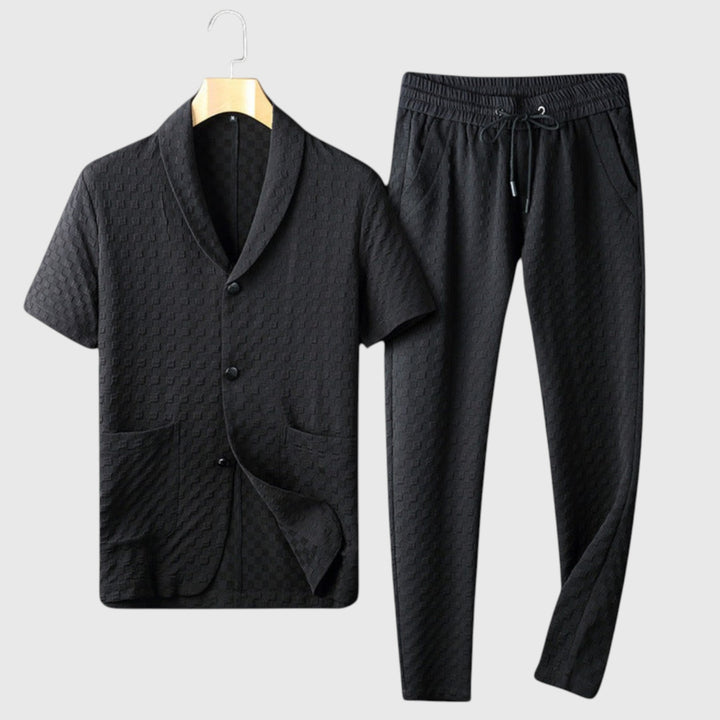 Conjunto David con camisa y pantalón fresco