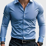 Pedro |  Elegante camisa de manga larga con botones