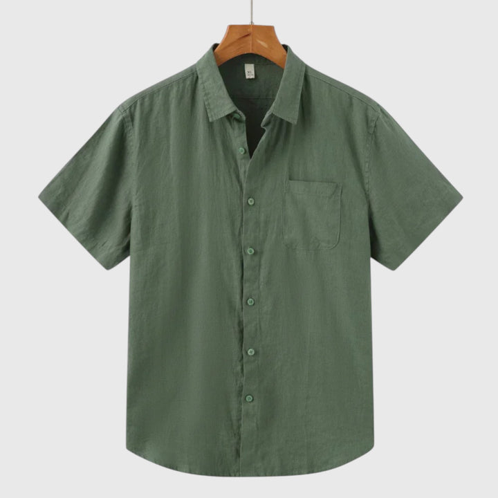 Marrakech | Camisa de lino de manga corta