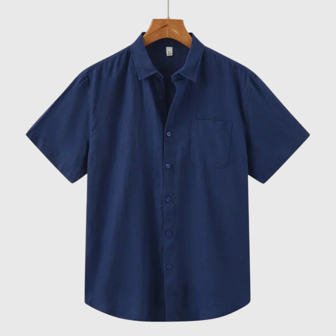 Marrakech | Camisa de lino de manga corta