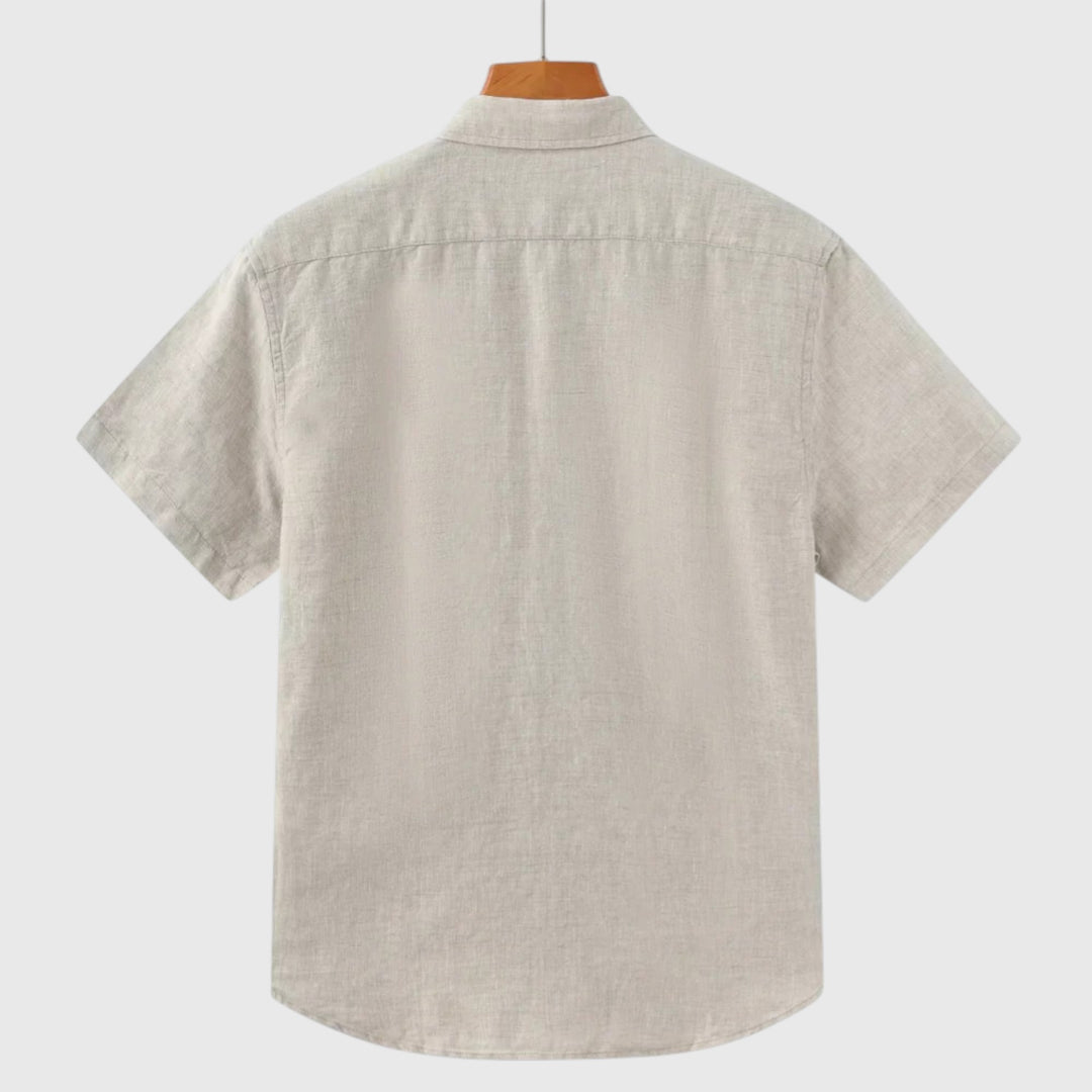 Marrakech | Camisa de lino de manga corta